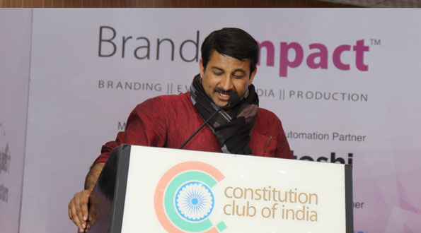 Brands Impact, Pride of Indian Education Awards, PIE, Award, Manoj Tiwari