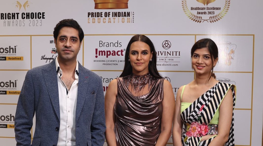 Brands Impact, Pride of Indian Education Awards, PIE, Award, Neha Dhupia Pic 2