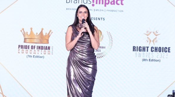 Brands Impact, Pride of Indian Education Awards, PIE, Award, Neha Dhupia Pic 9