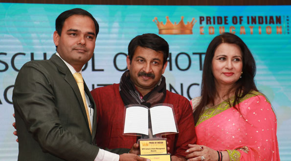 Brands Impact, Pride of Indian Education Awards, PIE, Award, Manoj Tiwari, Poonam Dhillon